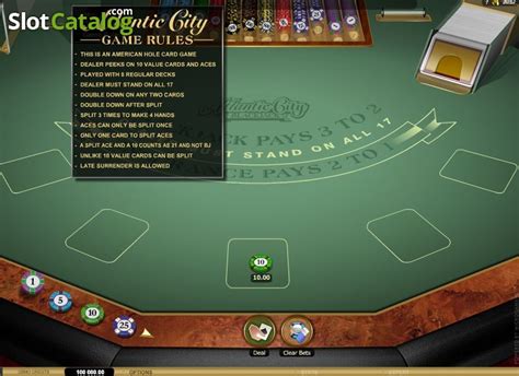 Atlantic City Blackjack Gold Game Online .